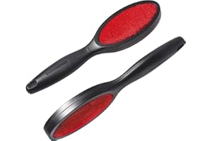 FEEKE Lint Brush Lint Remover Lint Brushes for Clothes - Dual Sided Reusable Pet Hair Remover for Clothes Sheet Carpet Furniture Fabric - Set of 2