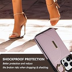 Keallce Case for iPhone 16 Pro Max Wallet