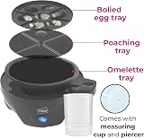 Neo 3 in 1 Durable Kitchen Electric Egg Cooker Omelette Poacher Boiler view 3