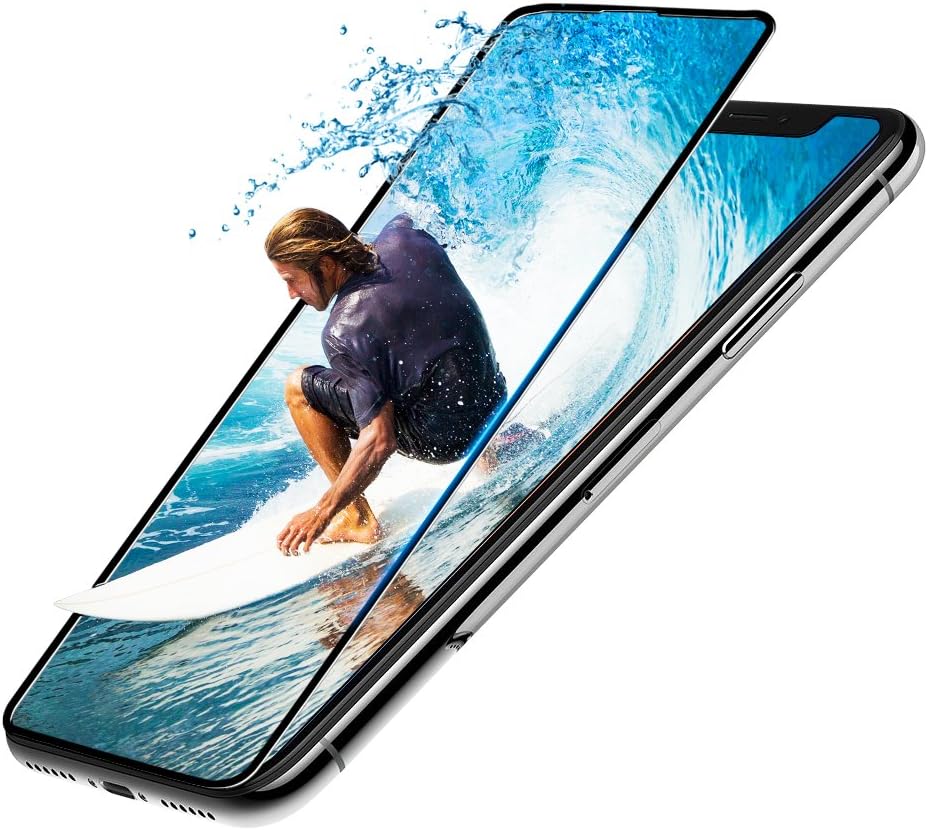 KEDIOR iPhone X Screen Protector Glass, Tempered Glass full coverage Screen Protector