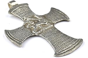 THE BEAD CHEST TheBeadChest Lion of Judah Ethiopian Cross Pendant