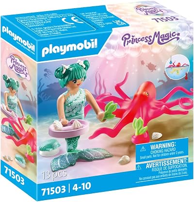 Playmobil Mermaid with Octopus Brand Playmobil 13 pcs 9.5 cm Octopus
