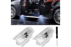 ROUISXUE 2pcs Car Door Lights Logo Projector Compatible with QX50/56/60/70/80, Q50/60/70, G25/37, M25/35/37, FX37/50, EX25/35/37, No Fade Led Welcome Lights Accessories Fits for Vehicle