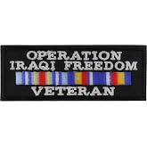 Operation Iraqi Freedom Veteran Patch, Military Vet Patches (P1258)