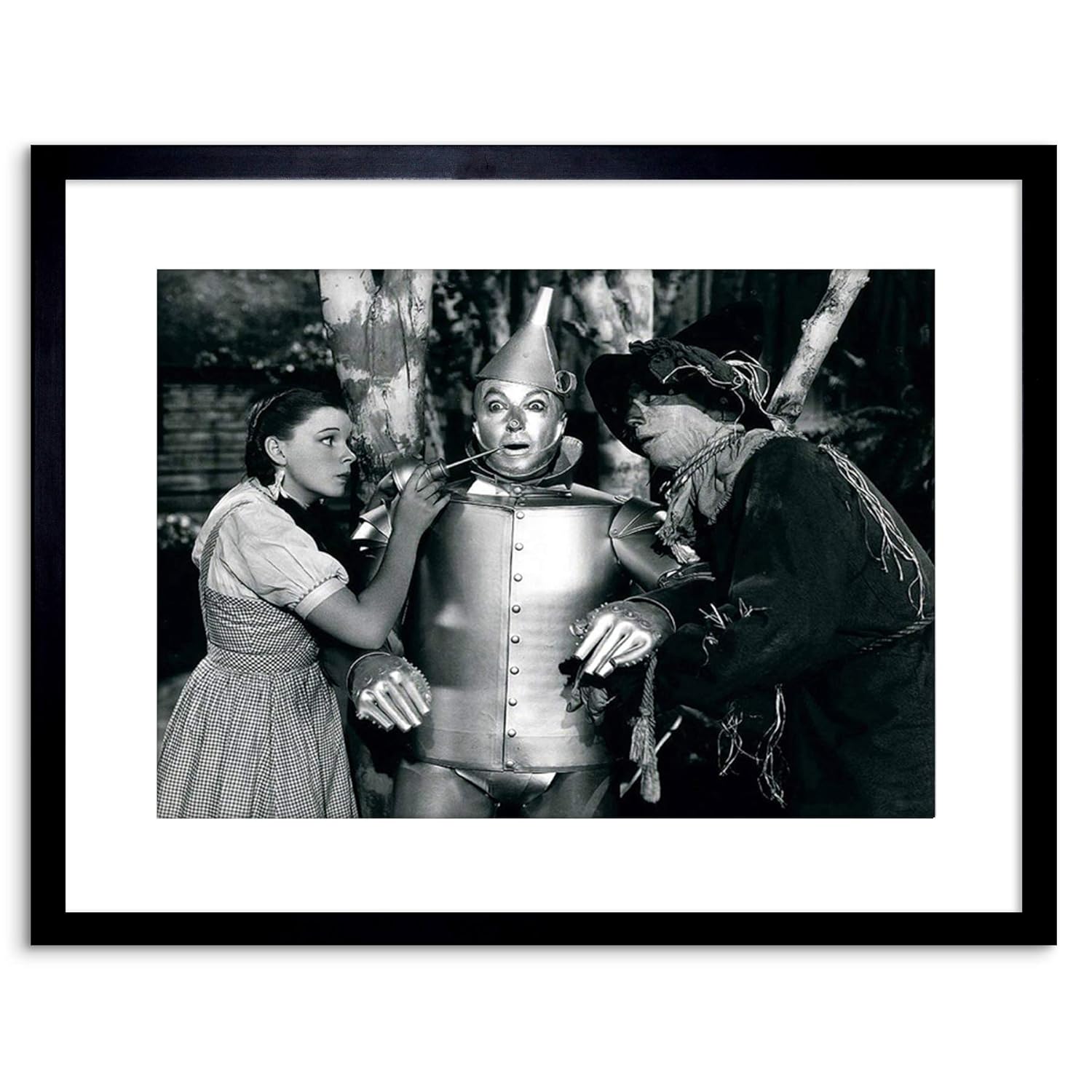 Movie Film Still Wizard OZ Garland BW Framed Art Print Poster F97X11954