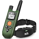 Dog Training Collar - Rechargeable Dog Shock Collar w/3 Training Modes, Beep, Vibration and Shock, Rainproof Training Collar,