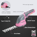 WORKPRO 2 in 1 Cordless Hedge Trimmer and Grass Shear 3.6V 2000mAh view 9