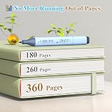 Smarpau A5 Notebook Leather Journal 360 Pages 100GSM Lined With Tabs view 3
