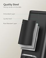 SONGMICS Narrow Pedal Bin 5 L Black Slim Indoor Bathroom Waste Bin view 6