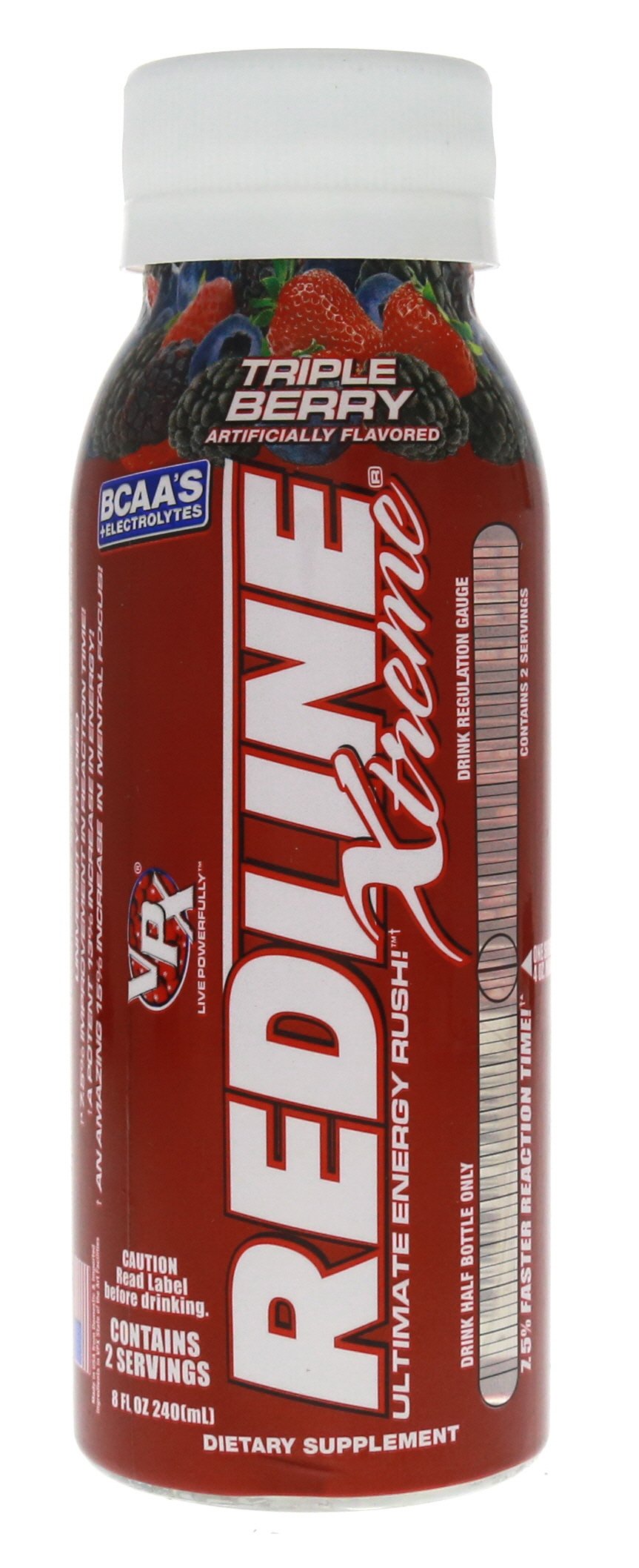 Redline Xtreme Energy Drink Triple Berry 24/ 8 oz. btls Pricepulse