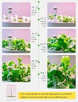 GOLUMUP Hydroponics Growing System 12 Pods Indoor Garden with LED Light view 3