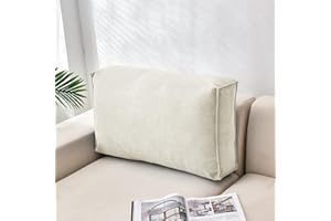 Couch Back Cushion Pillow - Sofa Lumbar Support Pillows with Removable Cover, Reading Pillows Back Support Pillow Waist Cushi