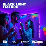 Barrina UV LED Blacklight 10W 1ft USB Bar 2 Pack Adjustable 180° Mounting view 3