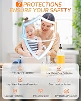 YUCHENGTECH 3000W Mini Instant Water Heater Tankless Electric 220V Remote view 5