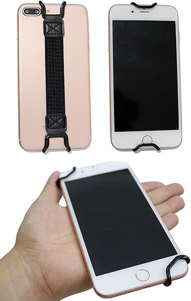 Amazon スマホ落下防止 伸縮 バンドル グリップ フック ベルト