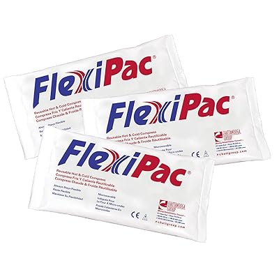 Flexi-PAC Reusable Hot/Cold Compress Pack, 5 x 10" - Bundle of 3 Packs