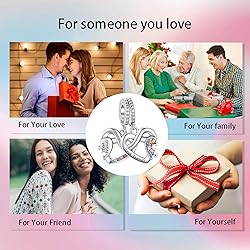 Alstade Puzzle Love Heart Charm 925 Sterling Silver