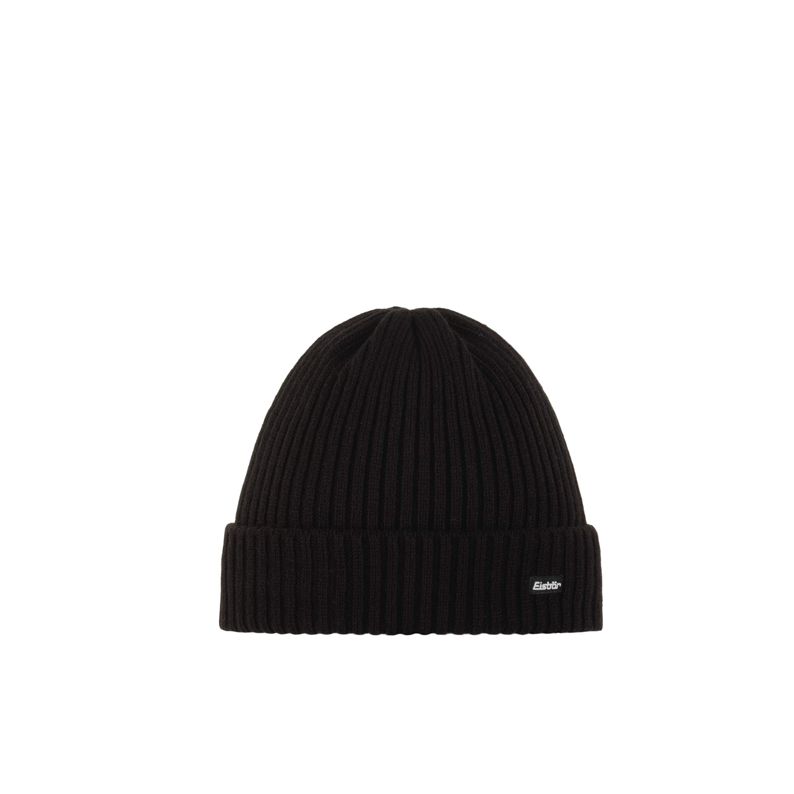 Eisbär RIPP Pull On Hat with Cuff Beanie (One Size - Black)