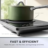 Daewoo 2200W Portable Induction Hob with 6 Presets & Timer view 3