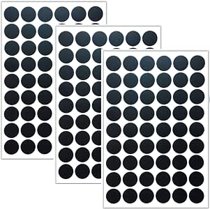 162 Pcs Plastic Screw Hole Covers Stickers Self-Adhesive Screw Hole Stickers For...
