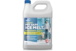 Not Rocket Sciences Pet Safe Ice Melt - Liquid Deicer & Snow Melter - Paw Friendly Formula Safe for Dogs & Cats - Magnesium Chloride to Prevent & Control Winter Build Up (1 Gallon)