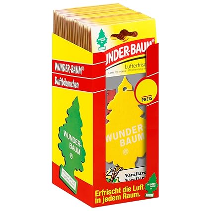 Wunder-Baum 134205/24 Lufterfrischer 24-er Box Vanillaroma