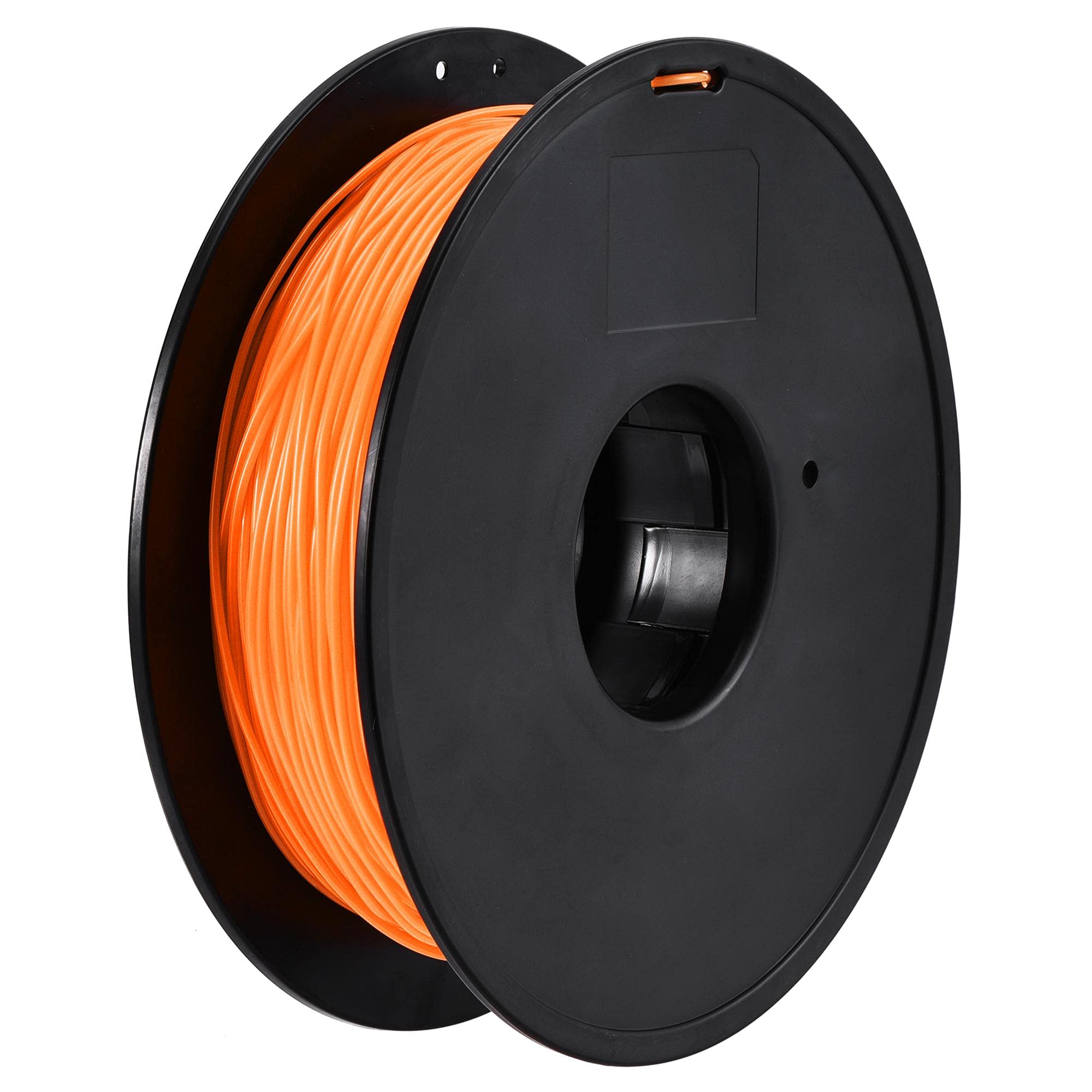 sourcing map 3D Printer Filament 1.75mm TPU Filaments Dimensional Accuracy +/- 0.05mm Orange