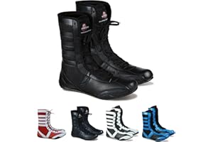 Right Punch Professional Boxing Shoes Breathable Wrestling Shoes, Training Shoe for Adult & Youth Men Women Non Slip Rubber S