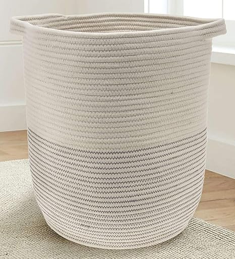 Extra Large Woven Storage Baskets 18 X 16 Decorative Blanket