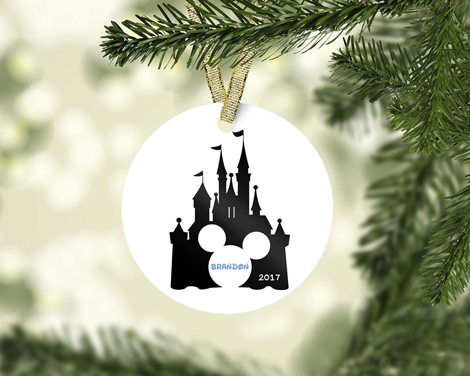 Decorazioni Natalizie Walt Disney.Mesllings Decorazione Natalizia A Forma Di Topolino Disney Ornamento Unico Per Bambini Amazon It Casa E Cucina