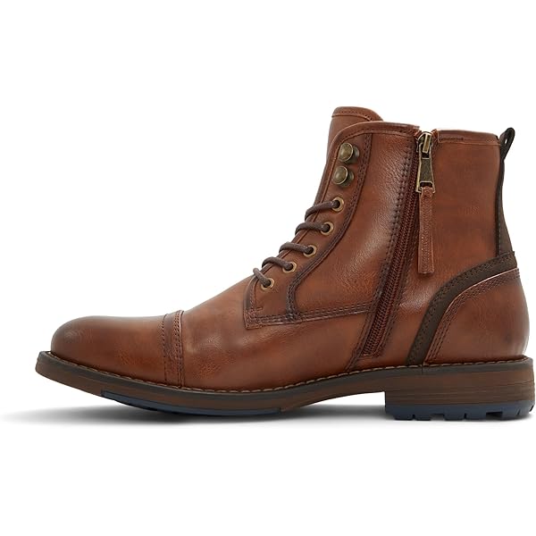 Rieker Botas De Invierno Para Hombre Con Cordones Marrón De Cuero TEX 30020