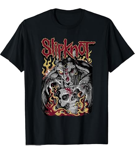Amazon.com: Slipknot Skull Girl Photo T-Shirt : Clothing, Shoes