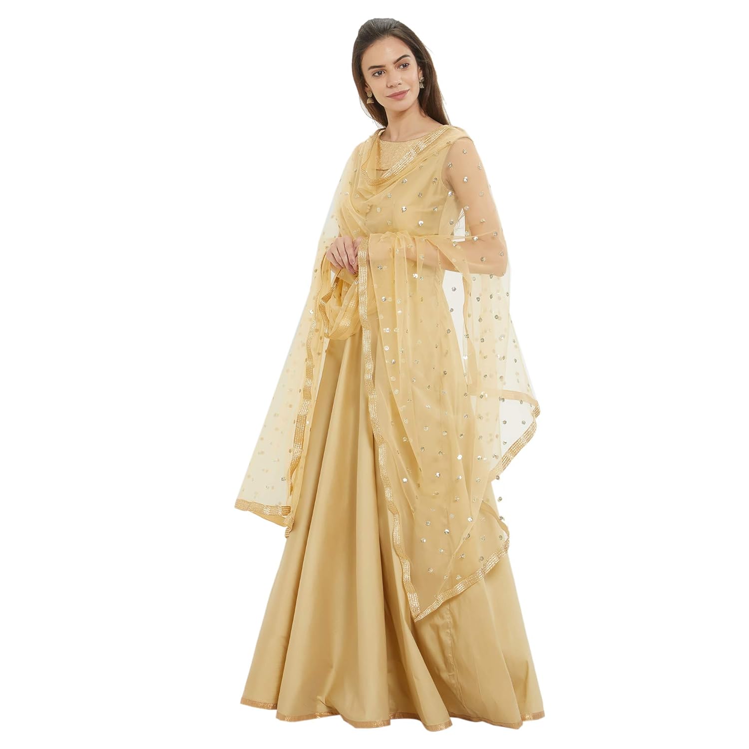 dupatta bazaar woman's embellished net dupatta