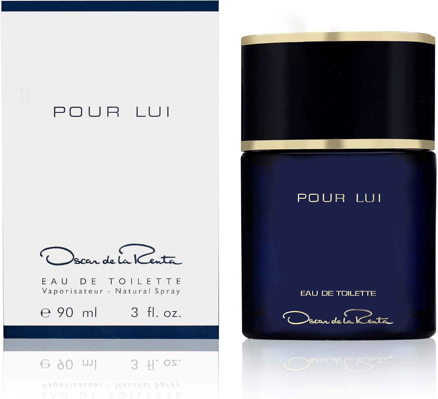 Oscar Pour Lui by Oscar De La Renta for Men - 3 oz EDT Spray, black, 90 ml (Pack of 1)