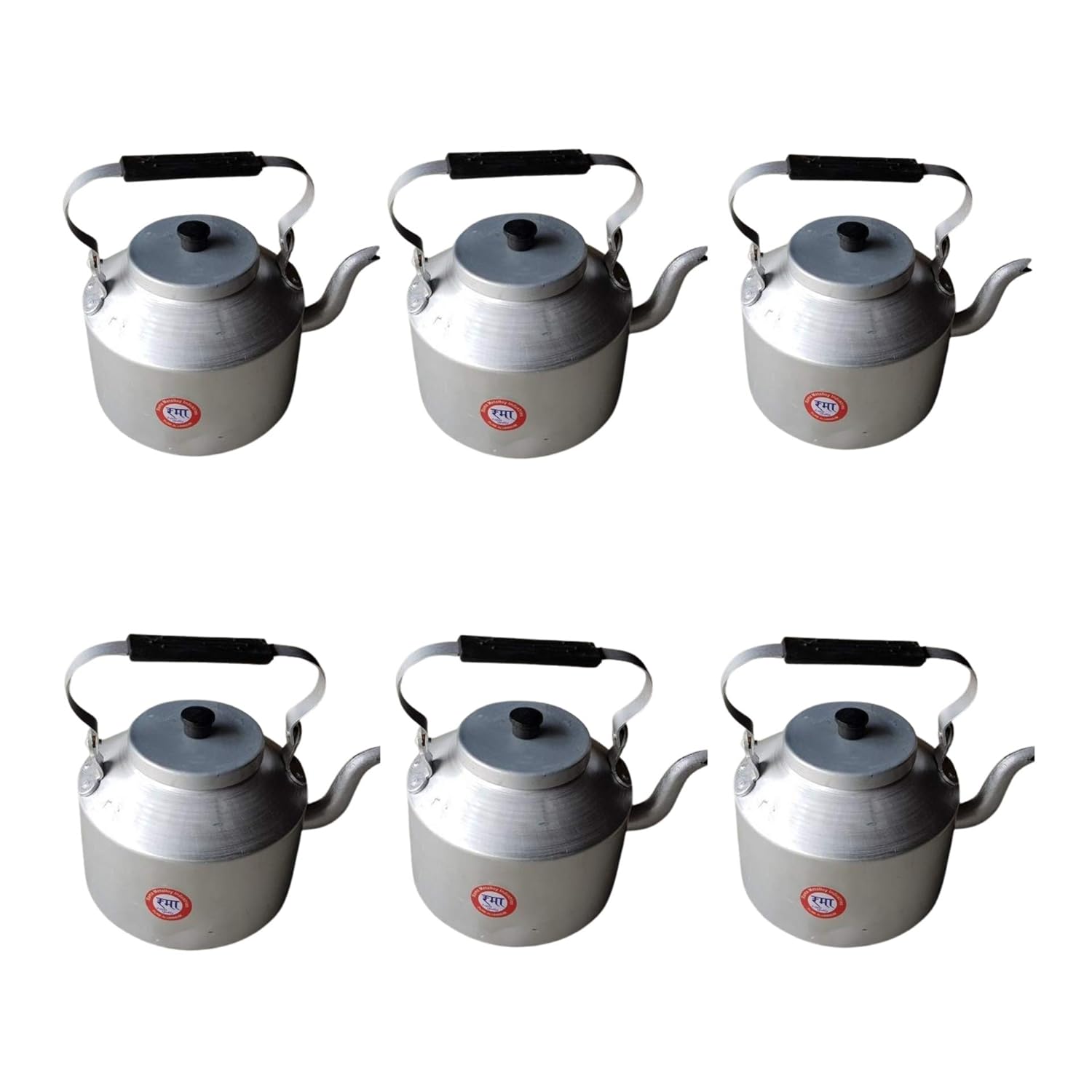 Buy R M RAMA Aluminium Tea Kettle Set of 6 (2500ml/Kettle) Online at