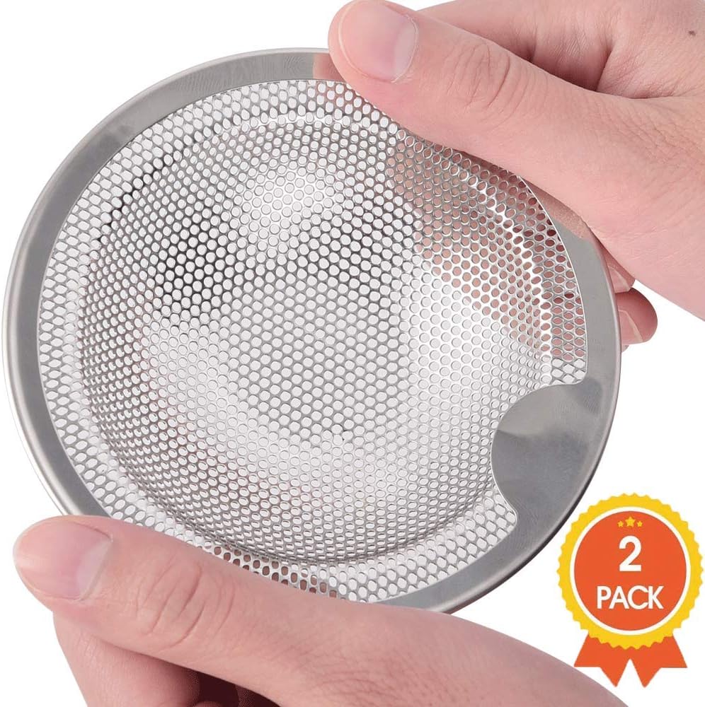 Qtimal Kitchen Sink Strainer Basket Catcher with Upgrade Handle, AntiClogging Stainless Steel