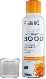 Applied Nutrition L-Carnitine Liquid 3000 Fat Burner Tangy Orange 480ml