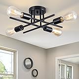 BrkNit Sputnik Chandeliers, Modern Semi Flush Mount