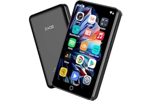 144GB MP3 Player with Bluetooth and WiFi, ZAQE 4" HD Full Touch Screen MP3 Player with Spotify, Amazon Music,YouTube,Pandora,Libby,Android MP4 Music Player for Kids