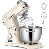 8.4QT Commercial Stand Mixer 800W with Aluminum Die Casting Meets the Standard of NSF/ANSI 8-2023, Mixers Kitchen Electric Stand Mixer with Stainless Steel 8L Bowl, Dough Hook, Whisk and Beater