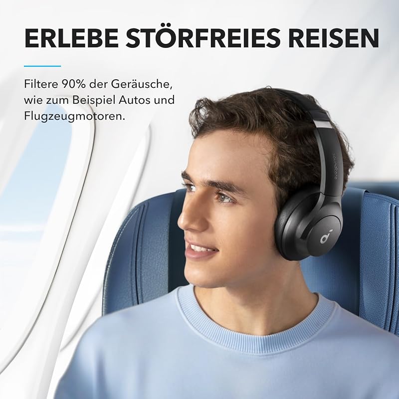 by Anker Q20i kabelloser Bluetooth Over-Ear-Kopfhörer