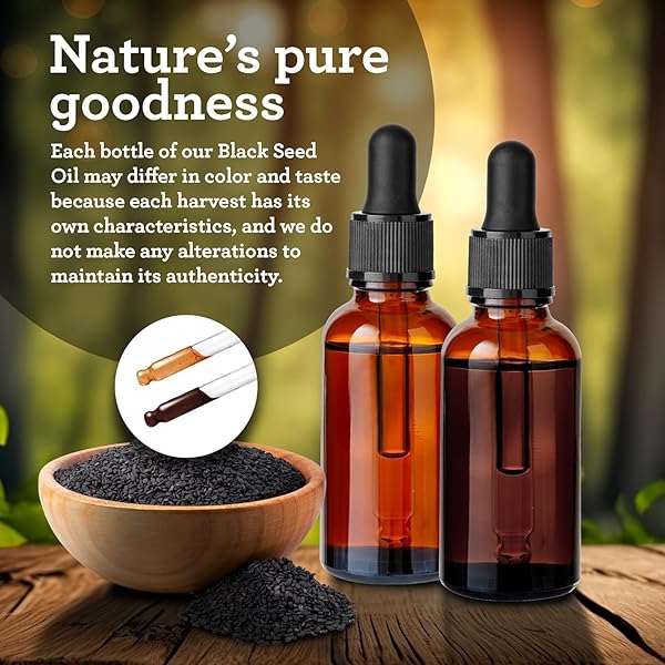 GURUNANDA BLACK SEED OIL, COLD-PRESSED NIGELLA SATIVA – RICH IN VITAMIN D3 5000 UNITS, K2 & E, HIGH THYMOQUINONE | POTENT ANTIOXIDANT FOR IMMUNE SUPPORT, NON-GMO, 2 FL.OZ