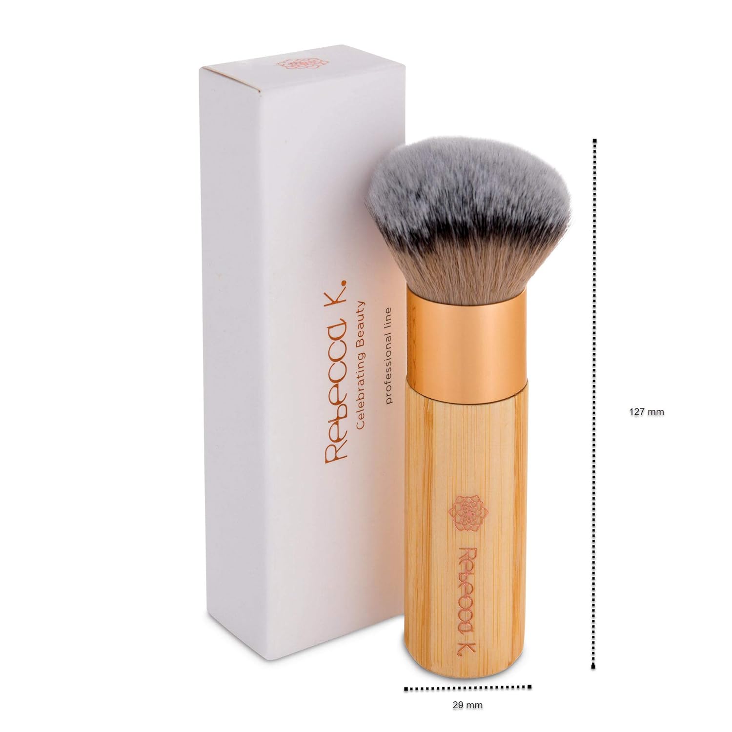 Kabuki Makeup Brush, Foundation Brush, Powder Brush, Pro Makeup Brush, Synthetic hair, Cruelty Free: Beauty