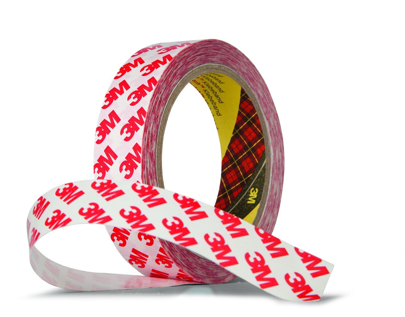 3M 9088-200 High Performance Double Coated Tape, 15 mm x 50 m, White, Pack of 16