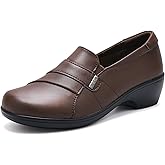 UZB Loafers for Women Dress Shoes Low Heel Slip On Shoes Casual Work Office Dressy Shoes