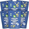 Go Raw Organic Sprouted Sea Salt & Pepper Snacking Seeds, 4 oz, 6 Pack, Pumpkin & Sunflower Seeds, Keto, Kosher