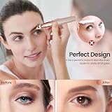 Vinmall Eyebrow Trimmer Women 5 Modes 4 Heads Gold 2 Portable view 4