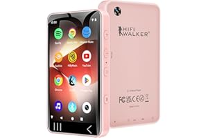 G7 MP3 Player with Camera and Speaker, 4 Inch Touchscreen Android 13 MP3 Player, Bluetooth WiFi Music Player with Spotify, 20