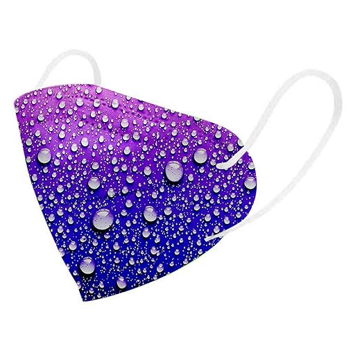 Adult 5 Layers NonWoven_KN95_Disposable Face_mask, New Colored Drop