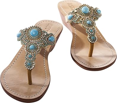turquoise sandals amazon